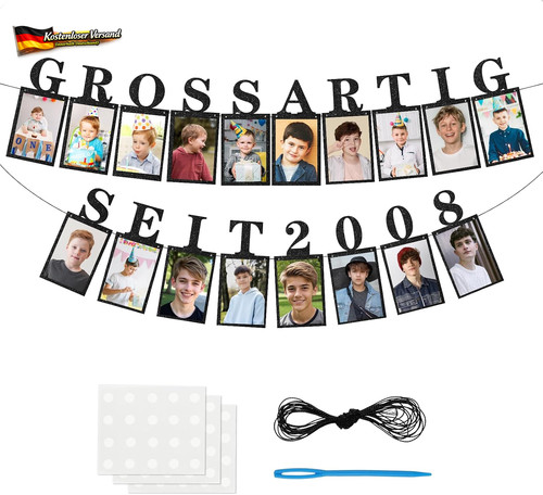 Geburtstagsdeko für jahre - 18,