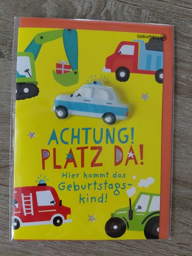 Geburtstagskarte zum - 🎉,