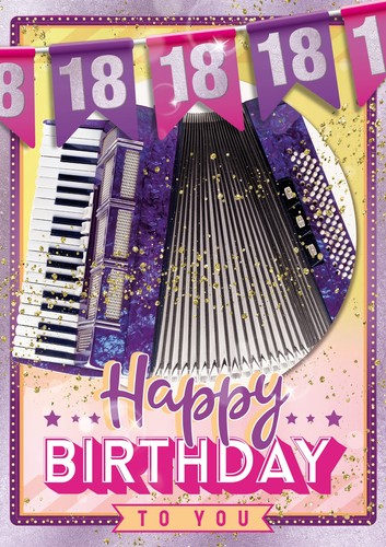 Geburtstag great cards - 18.geburtstag,