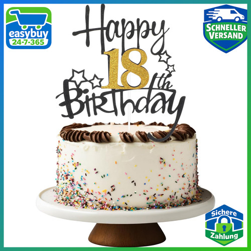 Tortendeko geburtstag - 18,
