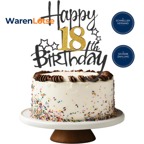 Tortendeko geburtstag - 18,