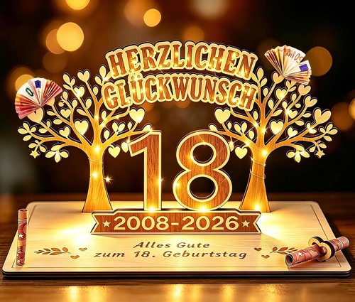 Geldgeschenk geburtstag - 18.,