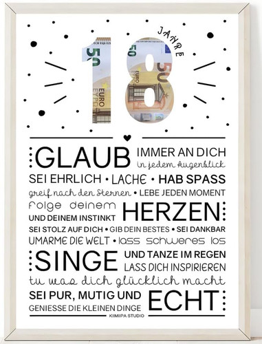 Geburtstag geldgeschenk - 18.geburtstag,
