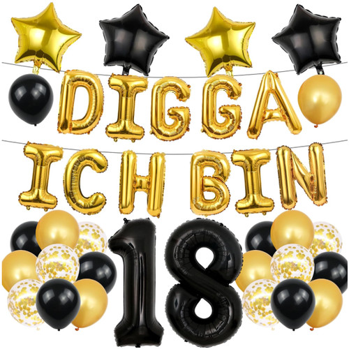 Geburtstag deko party set - geburtstag, party-set