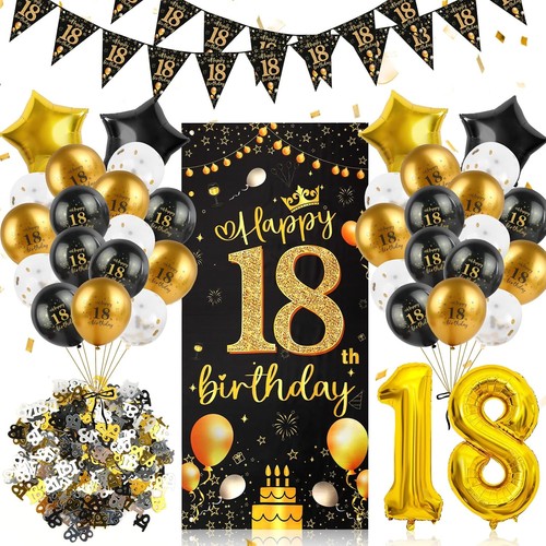 Geburtstag deko set - 18.,