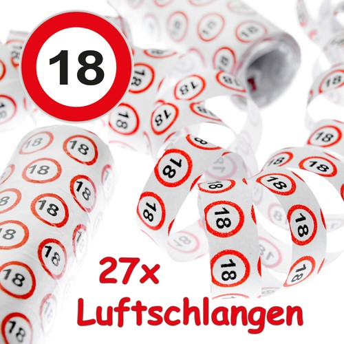 Luftschlangen 18 - 27,