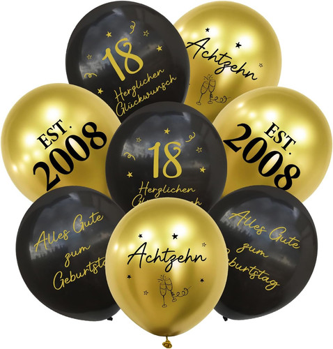 Stück deko geburtstag - 18.,