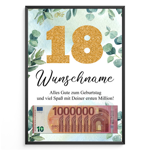 Personalisiertes geldgeschenk - personalisiertes,