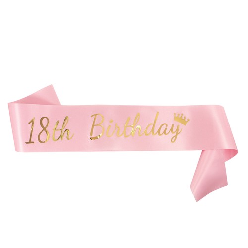 Birthday schärpe 18 - th,