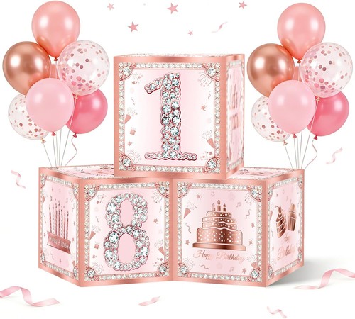 Geburtstag deko 3er set - 18,