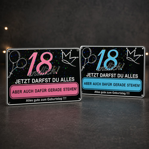 Geburtstag endlich - 18, |