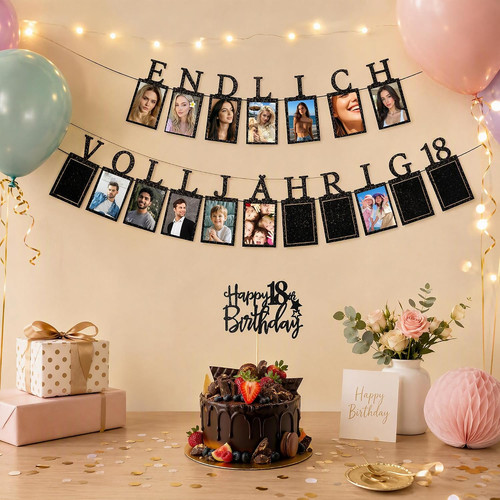 Geburtstag deko set mit - set,