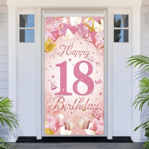 Geburtstagsbanner deko - 18.,