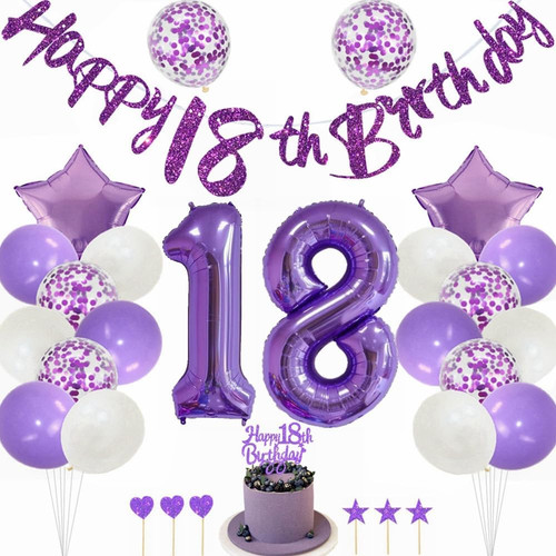 Lila geburtstag deko - lila,