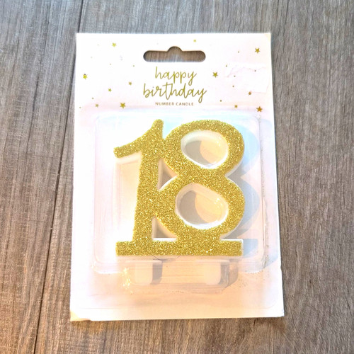 Partydeco zahlenkerze - zahlenkerze, 18