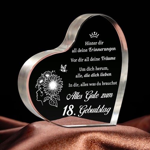 Acrylherz tischschmuck - acrylherz,