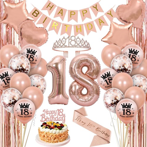 Geburtstag deko set - 18.,
