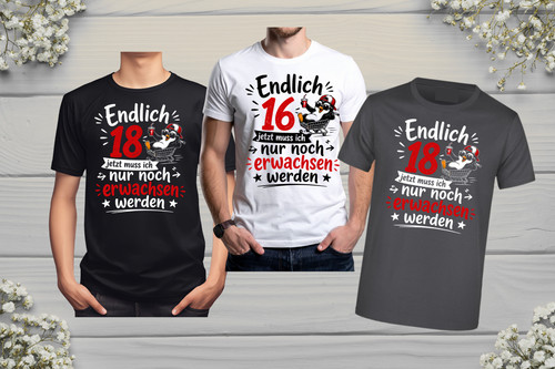 Shirt herren junge - t-shirt, inkl