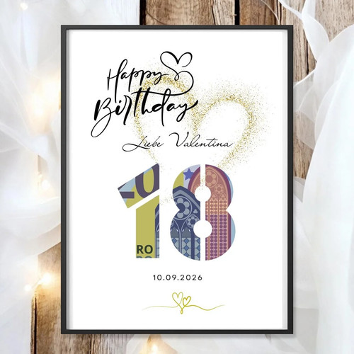 Geldgeschenk geburtstag - 18.,
