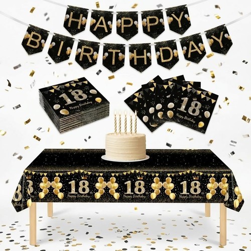 Geburtstag deko set - 18.,