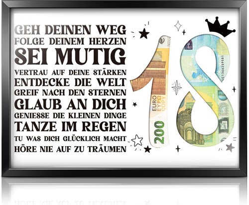 Geburtstag geschenk junge - 18.,