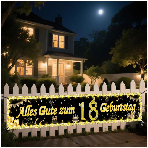 Seutgjie geburtstag banner - 18.,